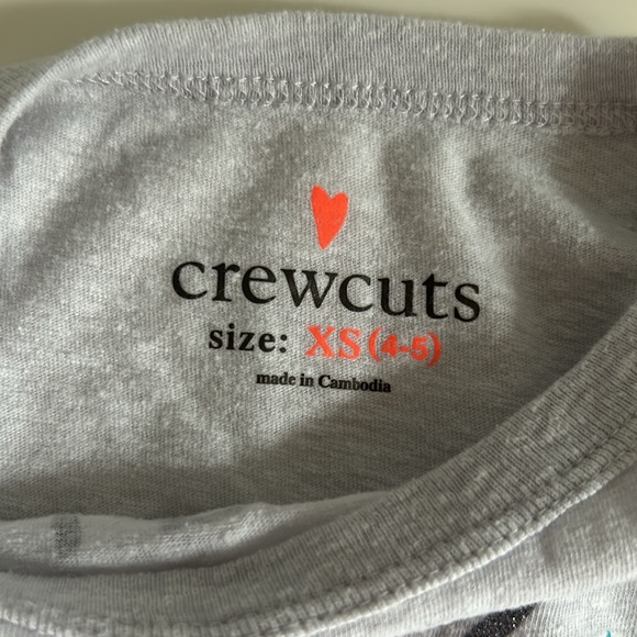 Girls Crewcuts Long Sleeve Vintage T-Shirt Size 4-5 - Picture 3 of 3